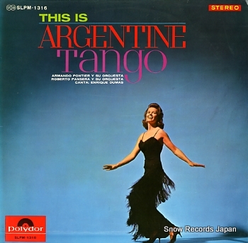 PONTIER, ARMANDO this is argentine tango