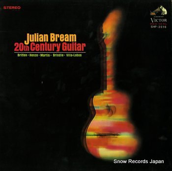 BREAM, JULIAN 20th century guitar