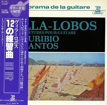 SANTOS, TURIBIO douze etudes pour guitare