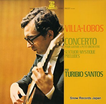 SANTOS, TURIBIO concerto pour guitare & petit orchestre