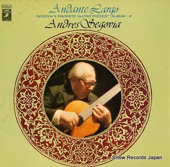 SEGOVIA, ANDRES andante largo