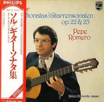 ROMERO, PEPE sor; guitar sonatas/gitarrensonataten op..22 & 25