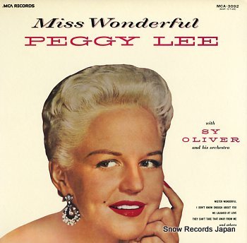 LEE, PEGGY miss wonderful