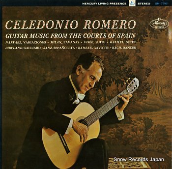 ROMERO, CELEDONIO guitar music from the courts of spain