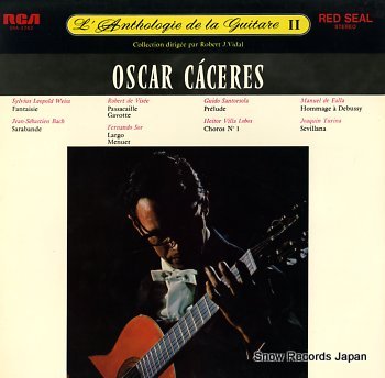 CACERES, OSCAR l'anthologie de la guitare ii