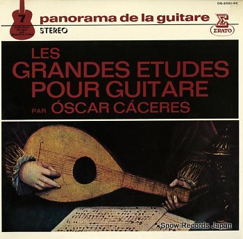CACERES, OSCAR - panorama de la guitare 7 / les grandes etudes pour guitare - 33T