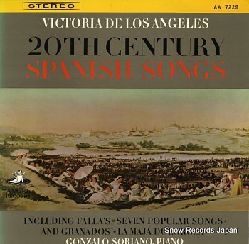 VICTORIA DE LOS ANGELES - 20th century spanish songs - 33T