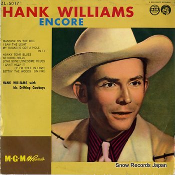 WILLIAMS, HANK - encore - LP