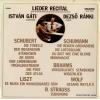 GATI, ISTVAN, & DEZSO RANKI - lieder recital