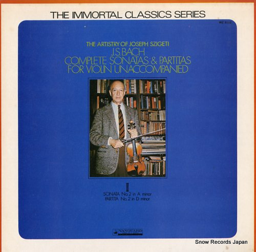 JOSEPH SZIGETI - bach; complete sonatas & partitas - 33T