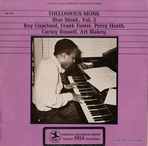 MONK, THELONIOUS blue monk,vol.2
