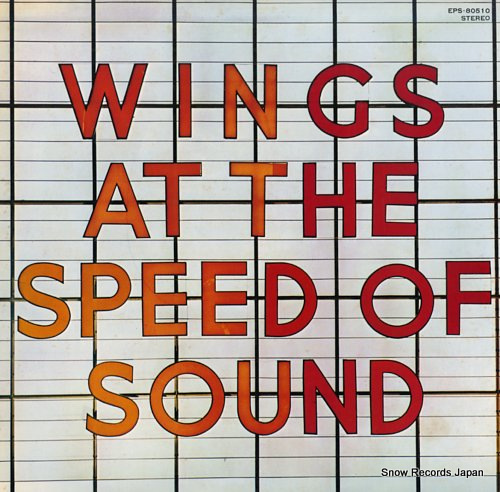 WINGS PAUL MCCARTNEY - at the speed of sound - LP