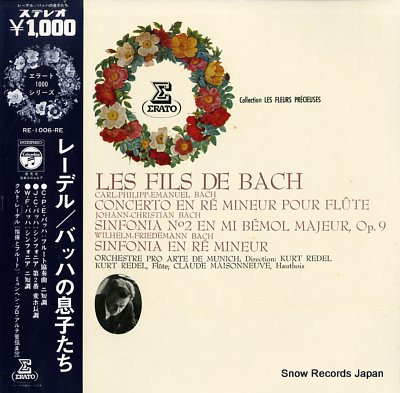 Les Fils De Bach; Concerto En Re Mineur Pour Flute