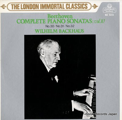 Beethoven - Complete Piano Sonatas - Wilhelm Backhaus