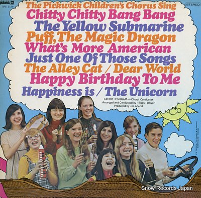 THE PICKWICK CHILDREAN'S CHORUS chitty chitty bang bang and other fun songs of today Vinyl Records