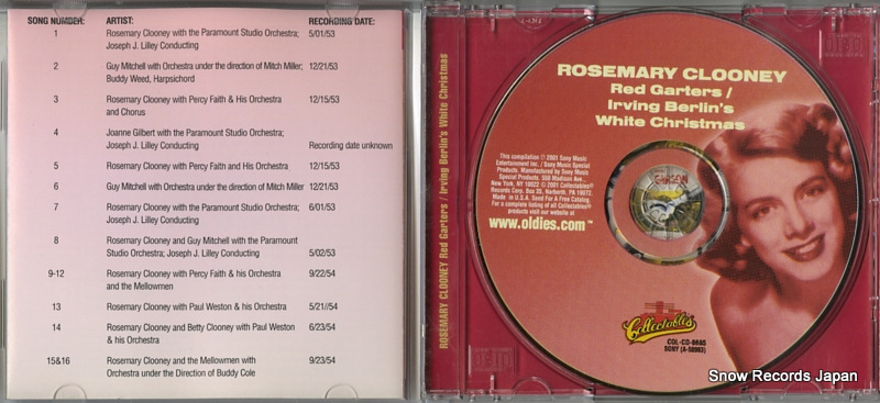 CLOONEY, ROSEMARY red garters COL-CD-6685 / SONY A-50963