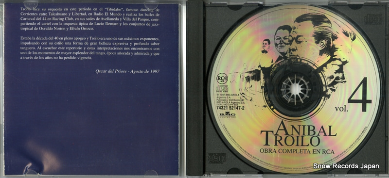 TROILO, ANIBAL obra completa en rca vol.4 RCA521472 / 7432152147-2