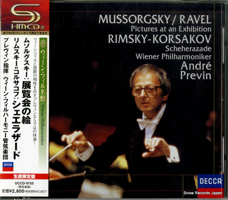 PREVIN, ANDRE mussorgsky; pictures at an exhibition UCCD-9755
