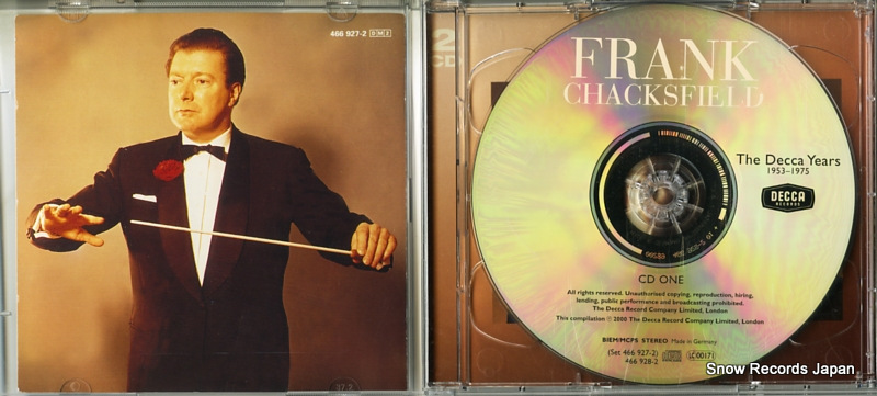 CHACKSFIELD, FRANK the decca years 1953-1975 466927-2