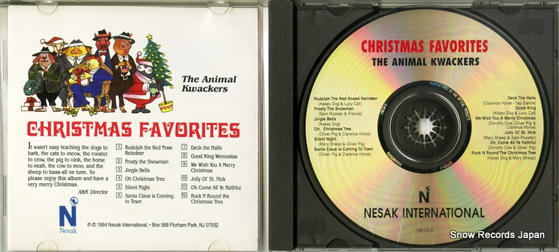 ANIMAL KWACKERS, THE christmas favorites 19810-2