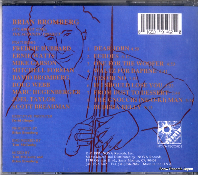 BROMBERG, BRIAN it's about time NOVA9146-2