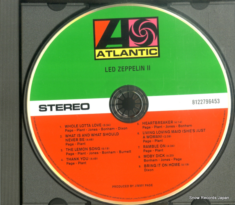 LED ZEPPELIN led zeppelin 2 8122796453
