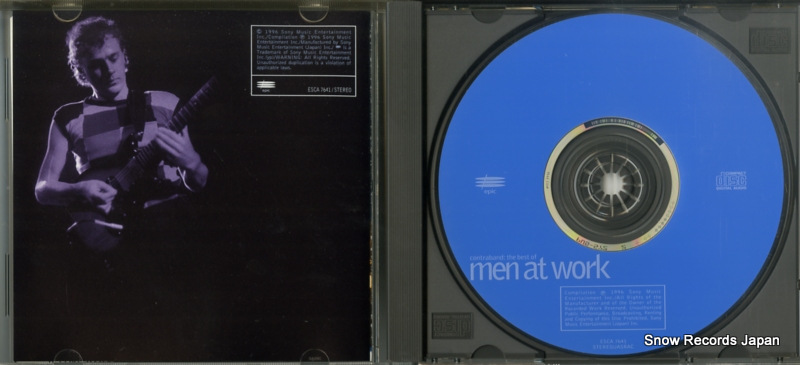 MEN AT WORK contraband: the best of men at work ESCA7641