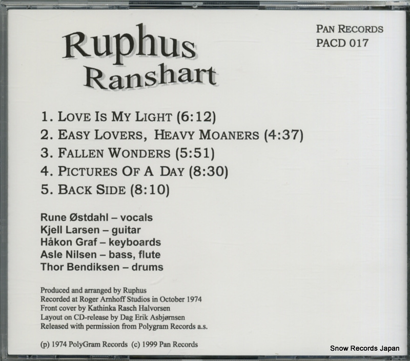 RUPHUS ranshart PACD017