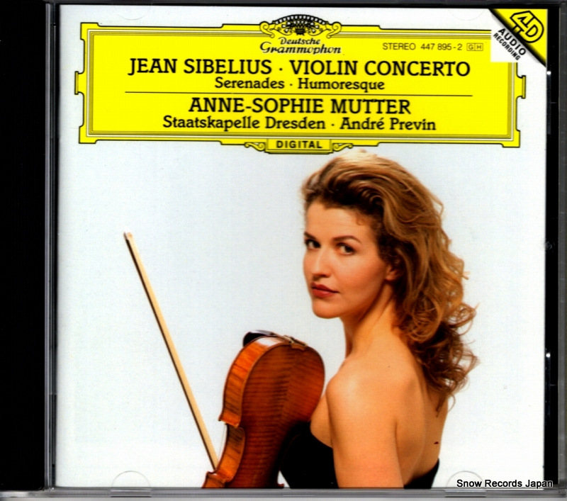 MUTTER, ANNE-SOPHIE sibelius; violin concerto 447895-2