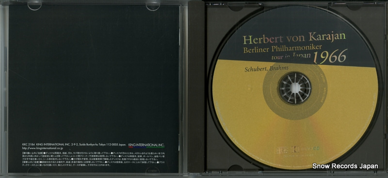 KARAJAN, HERBERT VON tour in japan 1966 KKC2184
