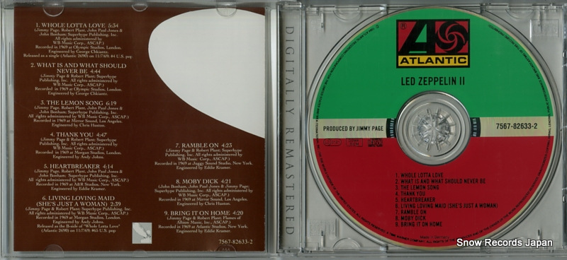 LED ZEPPELIN led zeppelin 2 7567-82633-2