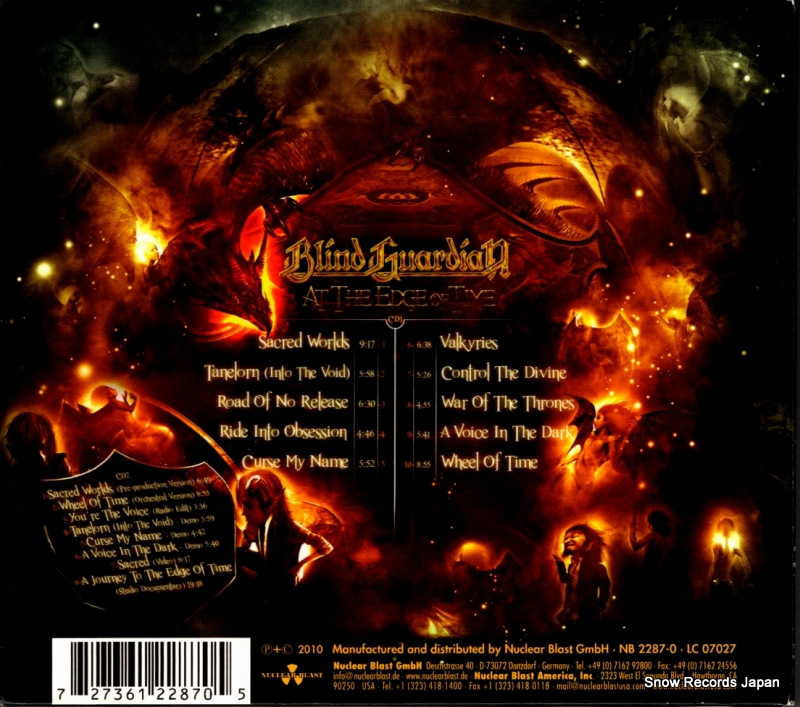 BLIND GUARDIAN at the edge of time 2736122870 / NB2287-0