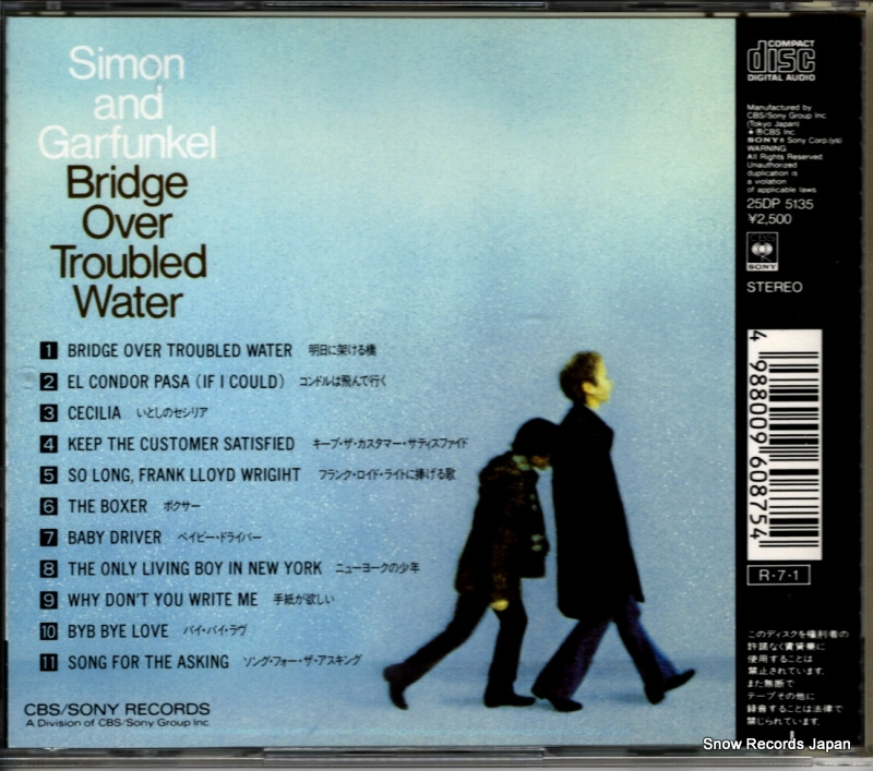SIMON AND GARFUNKEL bridge over troubled water 25DP5135