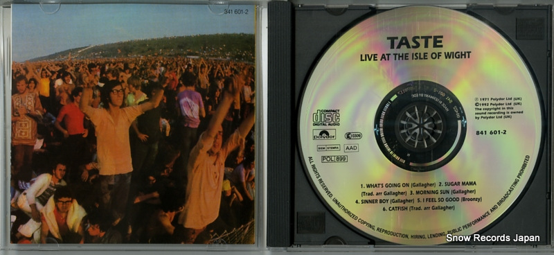 TASTE live at the isle of wight 841601-2