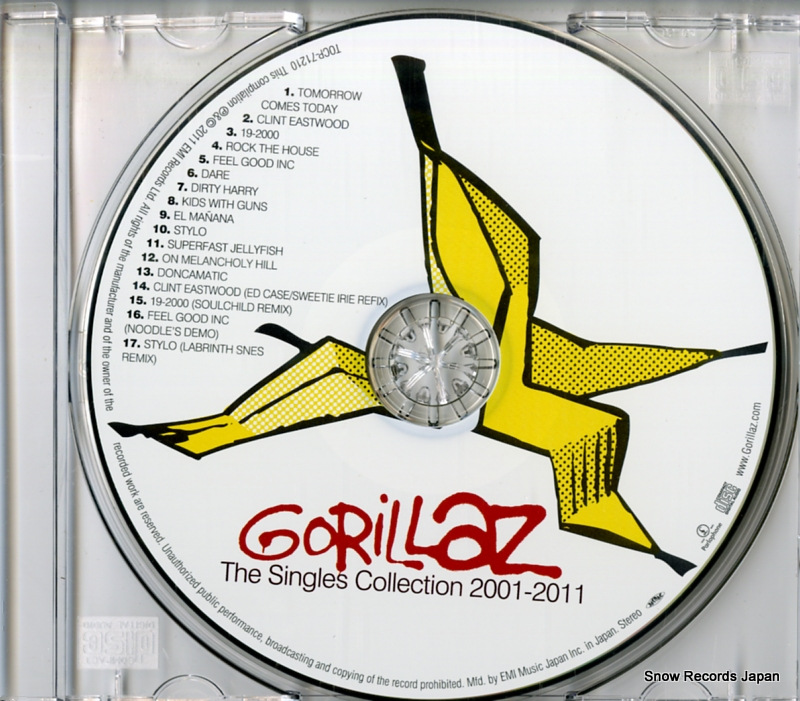 GORILLAZ the singles collection 2001-2011 TOCP-71210