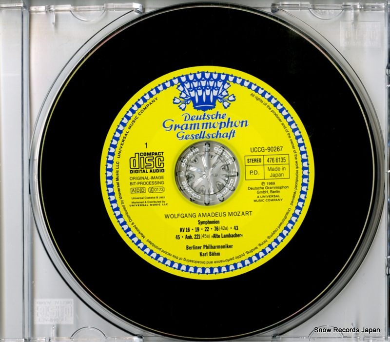 BOHM, KARL mozart; 46 symphonien nr. 1-41 UCCG-90267