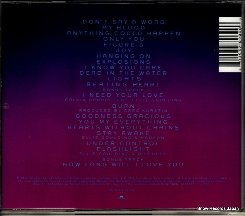 GOULDING, ELLIE halcyon days 3782899