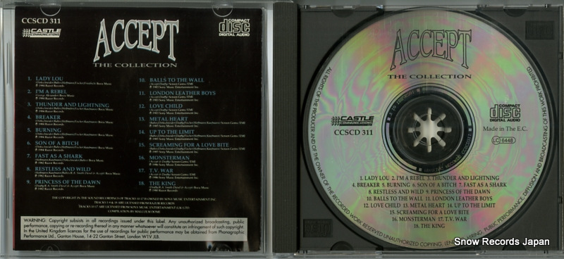 ACCEPT the collection CCSCD311