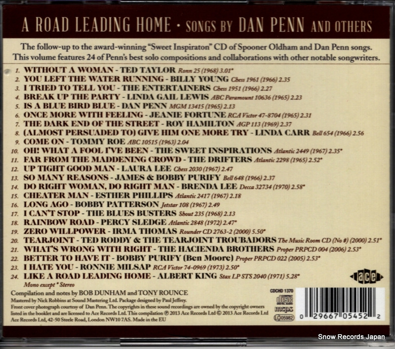 PENN, DAN a road leading home CDCHD1370