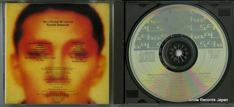 SAKAMOTO, RYUICHI merry christmas mr.lawrence MDCL-1241