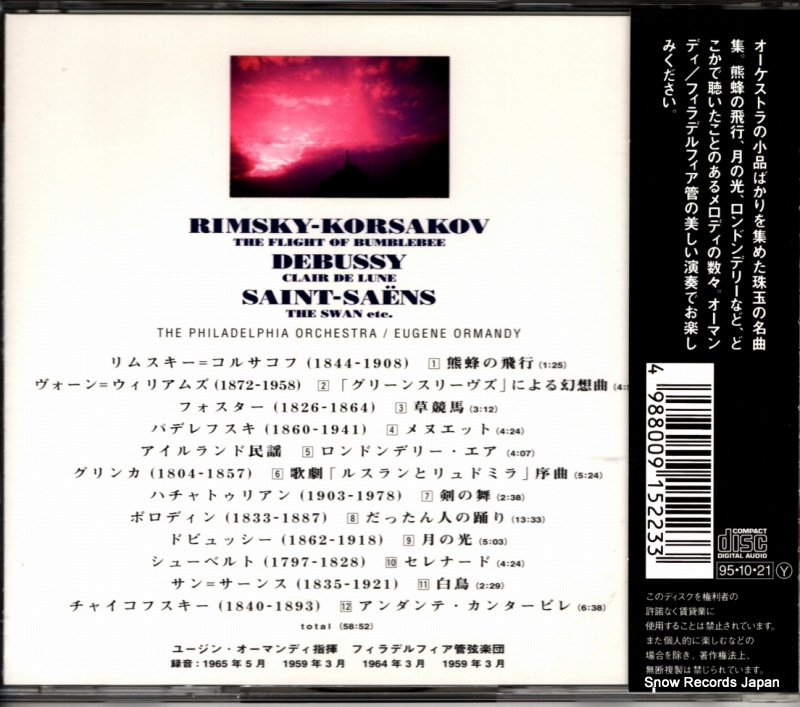 ORMANDY, EUGENE rimsky; the flight of bumblebee SRCR1522