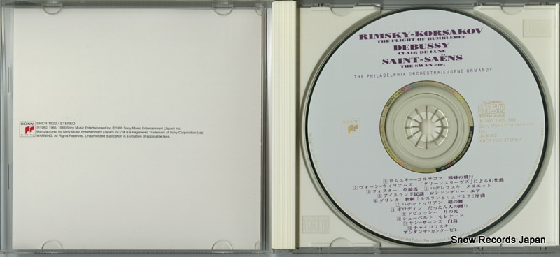 ORMANDY, EUGENE rimsky; the flight of bumblebee SRCR1522
