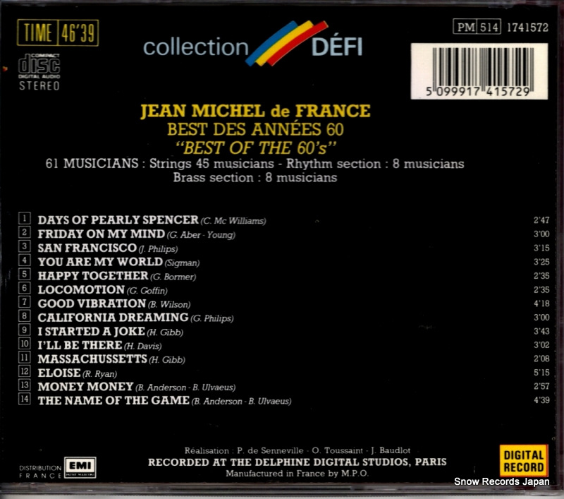 MICHEL, JEAN best des annees 60 1741572