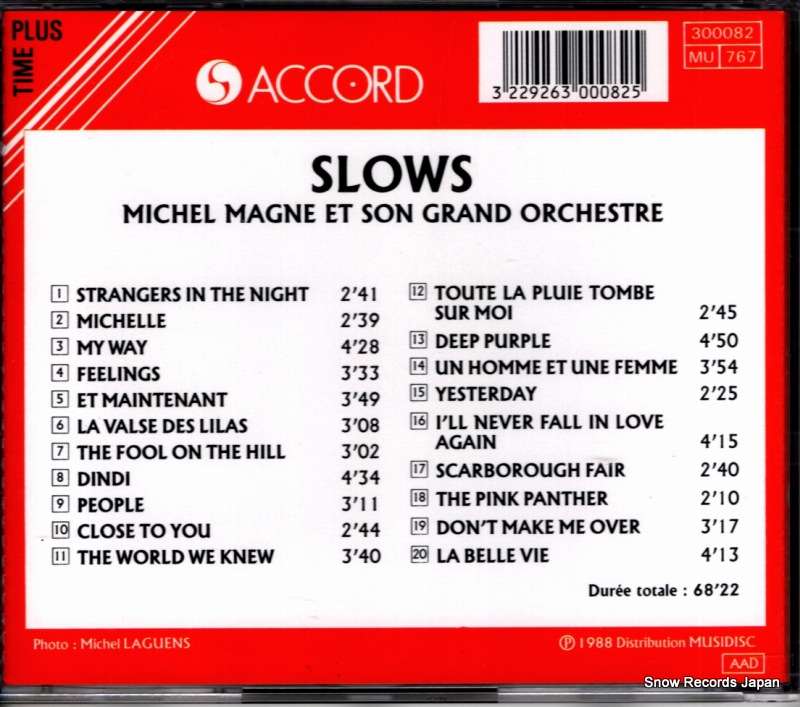 MAGNE, MICHEL slows 300082