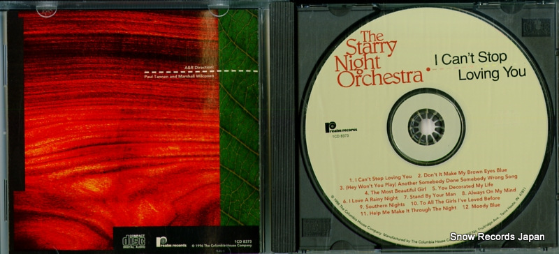 STARRY NIGHT ORCHESTRA, THE i can't stop loving you 1CD8373