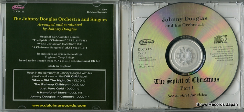 DOUGLAS, JOHNNY the spirit of christmas DLCD122