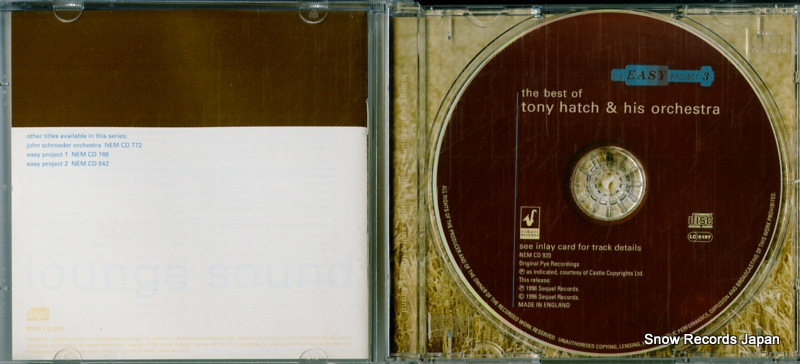 HATCH, TONY the best of tony hatch & his orchestra NEMCD920