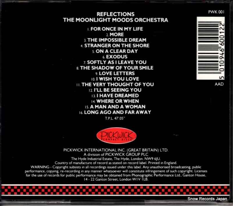 MOONLIGHT MOOD ORCHESTRA, THE reflections PWK001