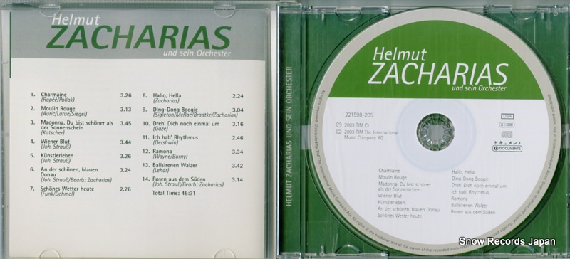 ZACHARIAS, HELMUT charmaine 221598-205