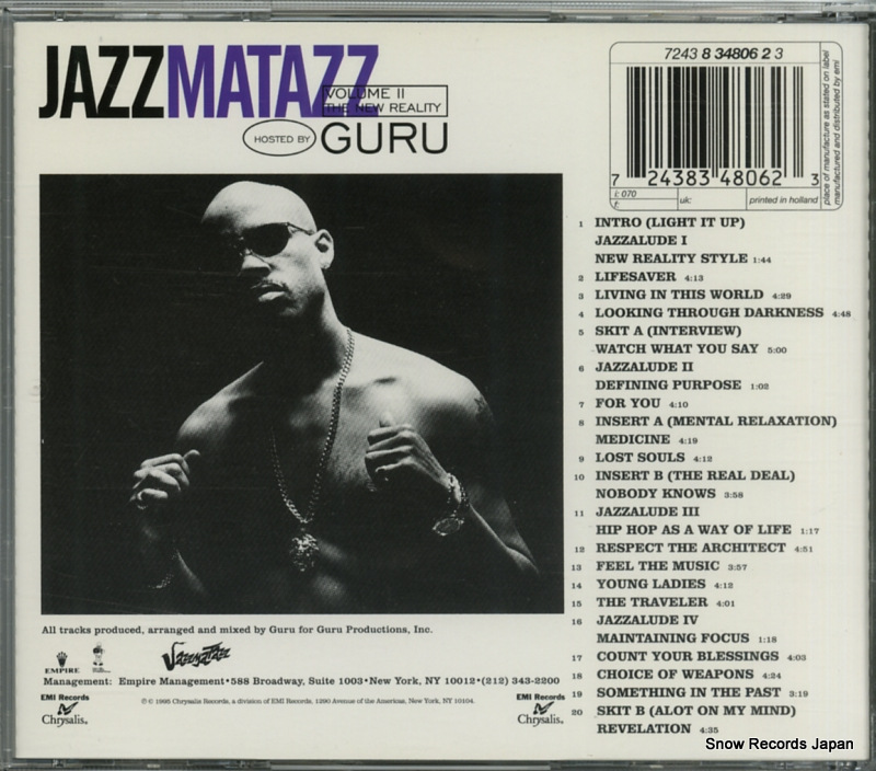 GURU jazzmatazz volume 2 724383480623